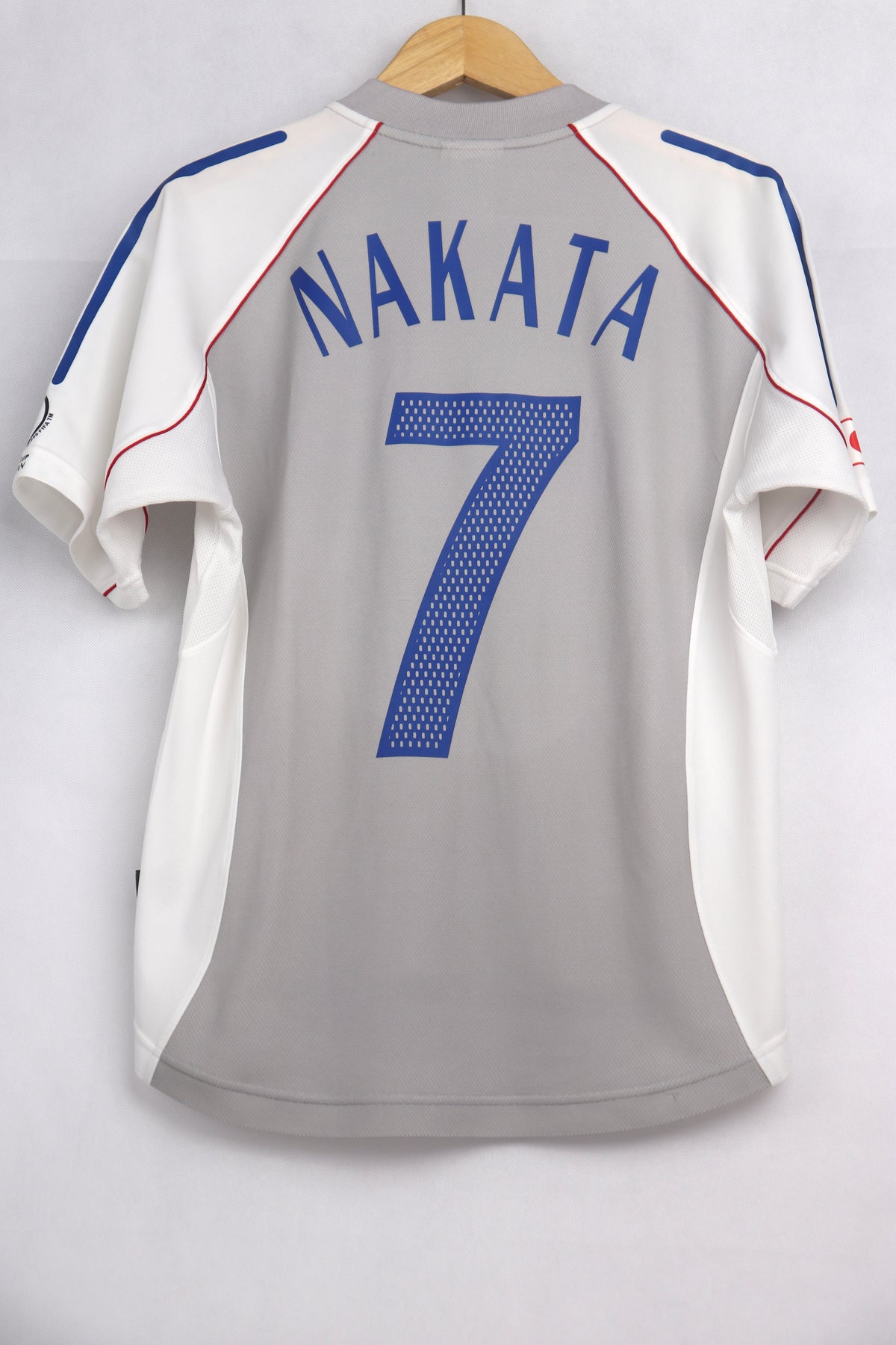 Japan 2002 Away Nakata [S] Apparel Original Authentic Football Soccer Jersey Kit Shirt Nameset