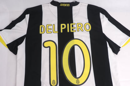 Juventus 2008 Home Del Piero [M] Apparel Original Authentic Football Soccer Jersey Kit Shirt Nameset