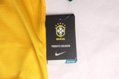 Brazil 2012 Home BNWT Ronaldinho [XL] Apparel Original Authentic Football Soccer Jersey Kit Shirt Nameset