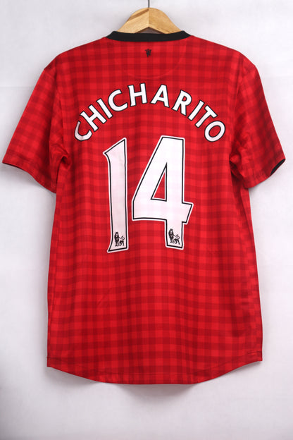 Manchester United 2012 Home Chicharito [M] Apparel Original Authentic Football Soccer Jersey Kit Shirt Nameset