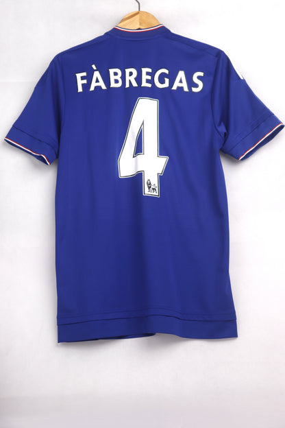 Chelsea 2015 Home Fabregas [M] Apparel Original Authentic Football Soccer Jersey Kit Shirt Nameset