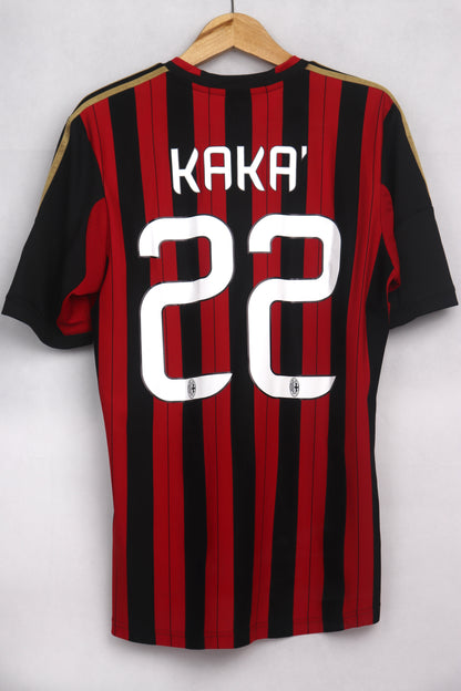 AC Milan 2013 Home Kaka [M] Apparel Original Authentic Football Soccer Jersey Kit Shirt Nameset