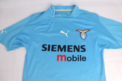 Lazio 2002 Home Inzaghi [M] Apparel Original Authentic Football Soccer Jersey Kit Shirt Nameset