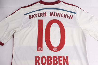 Bayern Munchen 2014 Away Robben [M] Apparel Original Authentic Football Soccer Jersey Kit Shirt Nameset