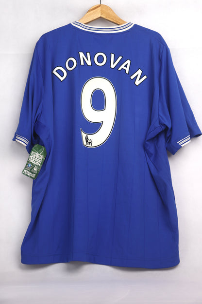 Everton 2009 Home BNWT Donovan [XXXL] Apparel Original Authentic Football Soccer Jersey Kit Shirt Nameset
