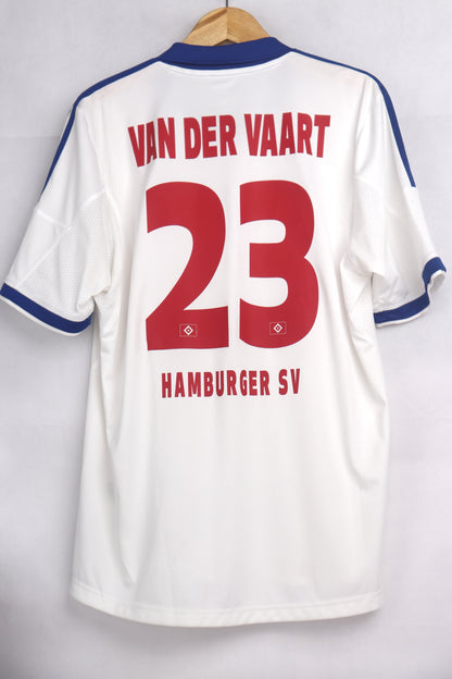 Hamburg 2013 Home Van Der Vaart [L] Apparel Original Authentic Football Soccer Jersey Kit Shirt Nameset