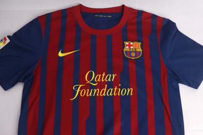 Barcelona 2011 Home Messi [M] Apparel Original Authentic Football Soccer Jersey Kit Shirt Nameset
