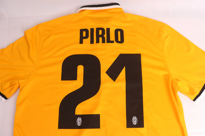 Juventus 2013 Away Pirlo [L] Apparel Original Authentic Football Soccer Jersey Kit Shirt Nameset