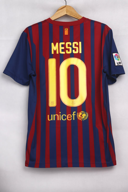 Barcelona 2011 Home Messi [M] Apparel Original Authentic Football Soccer Jersey Kit Shirt Nameset