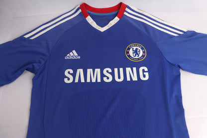 Chelsea 2010 Home Drogba [L] Apparel Original Authentic Football Soccer Jersey Kit Shirt Nameset