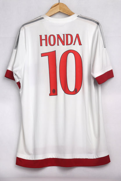 AC Milan 2015 Away BNWT Honda [XL] Apparel Original Authentic Football Soccer Jersey Kit Shirt Nameset